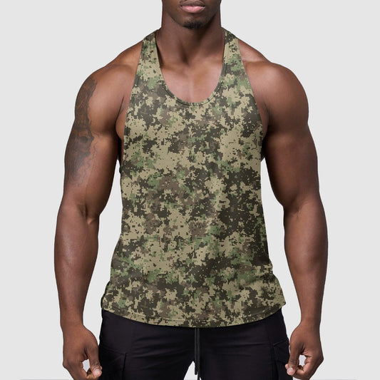 StealthFlex Camo Tank Top- Performance Fit for Bodybuilders- TT01554