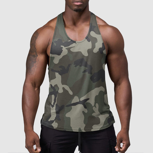 StealthFlex Camo Tank Top- Performance Fit for Bodybuilders- TT01574