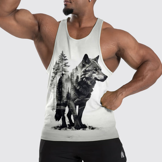 Wolf Howl Tank Top – Strength and Spirit Edition- TT01660