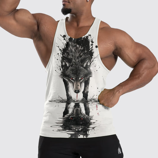 Wolf Howl Tank Top – Strength and Spirit Edition- TT01670