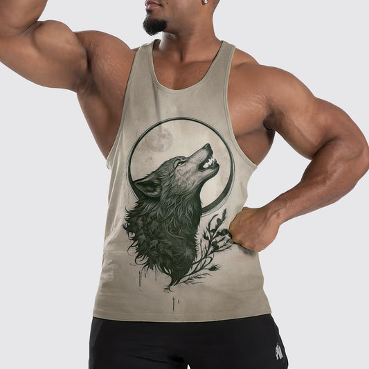 Wolf Howl Tank Top – Strength and Spirit Edition- TT01671