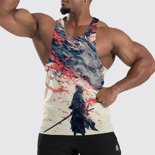 Wolf Howl Tank Top – Strength and Spirit Edition- TT01674