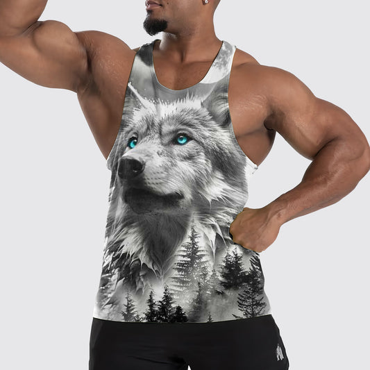 Wolf Howl Tank Top – Strength and Spirit Edition- TT01683