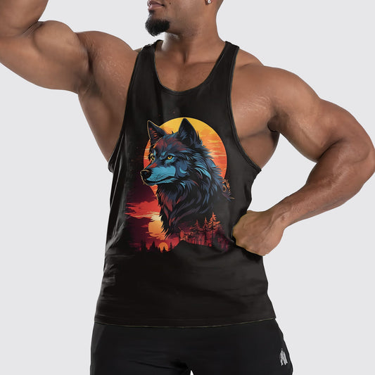 Wolf Howl Tank Top – Strength and Spirit Edition- TT01695