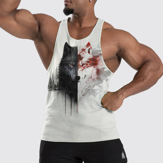 Wolf Howl Tank Top – Strength and Spirit Edition- TT01699