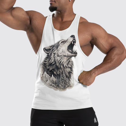 Wolf Howl Tank Top – Strength and Spirit Edition- TT01700