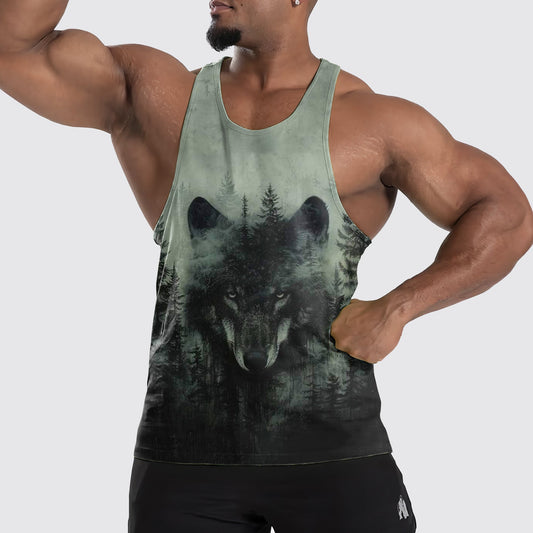 Wolf Howl Tank Top – Strength and Spirit Edition- TT01702