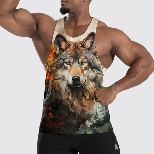 Wolf Howl Tank Top – Strength and Spirit Edition- TT01713