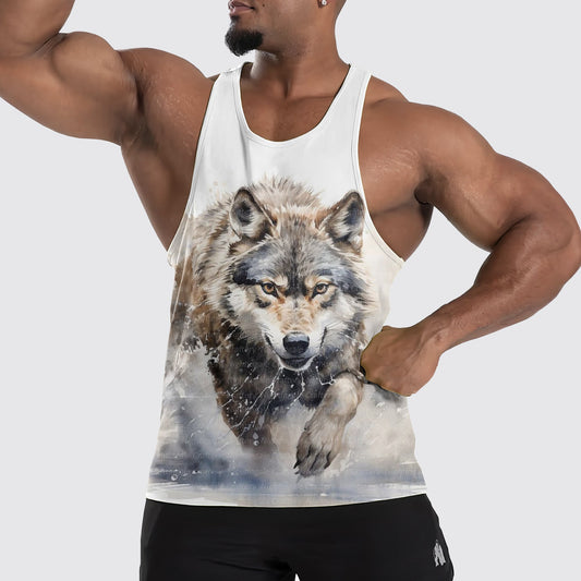 Wolf Howl Tank Top – Strength and Spirit Edition- TT01715