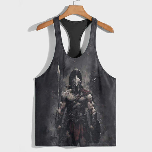 Warrior Spirit 3D Racerback Tank Top- TT01726