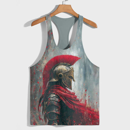 Warrior Spirit 3D Racerback Tank Top- TT01733