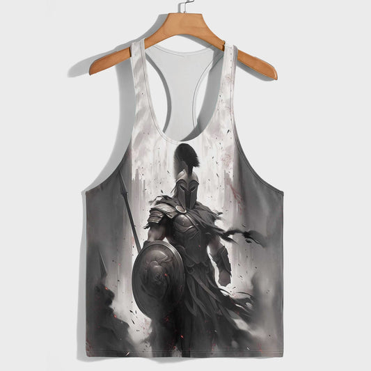 Warrior Spirit 3D Racerback Tank Top- TT01737