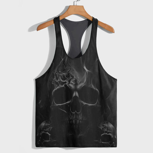 Skull 3D Racerback Tank Top- TT01848