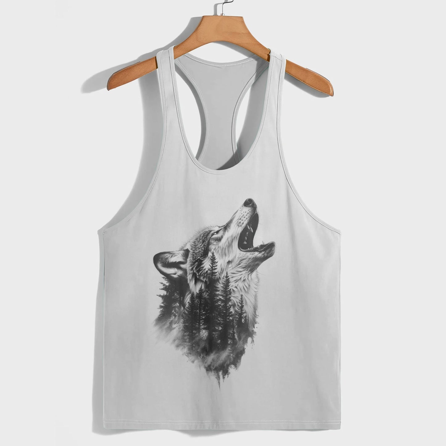Savage Wolf Racerback Tank Top- TT01891