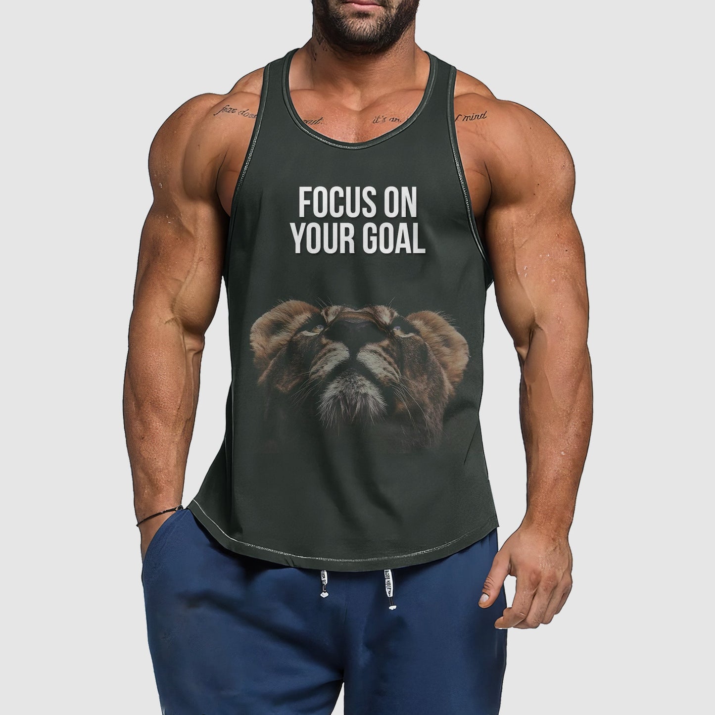 Ultimate Gym Tank Top for Men: Stay Cool and Comfy During Intense Workouts- TT01997