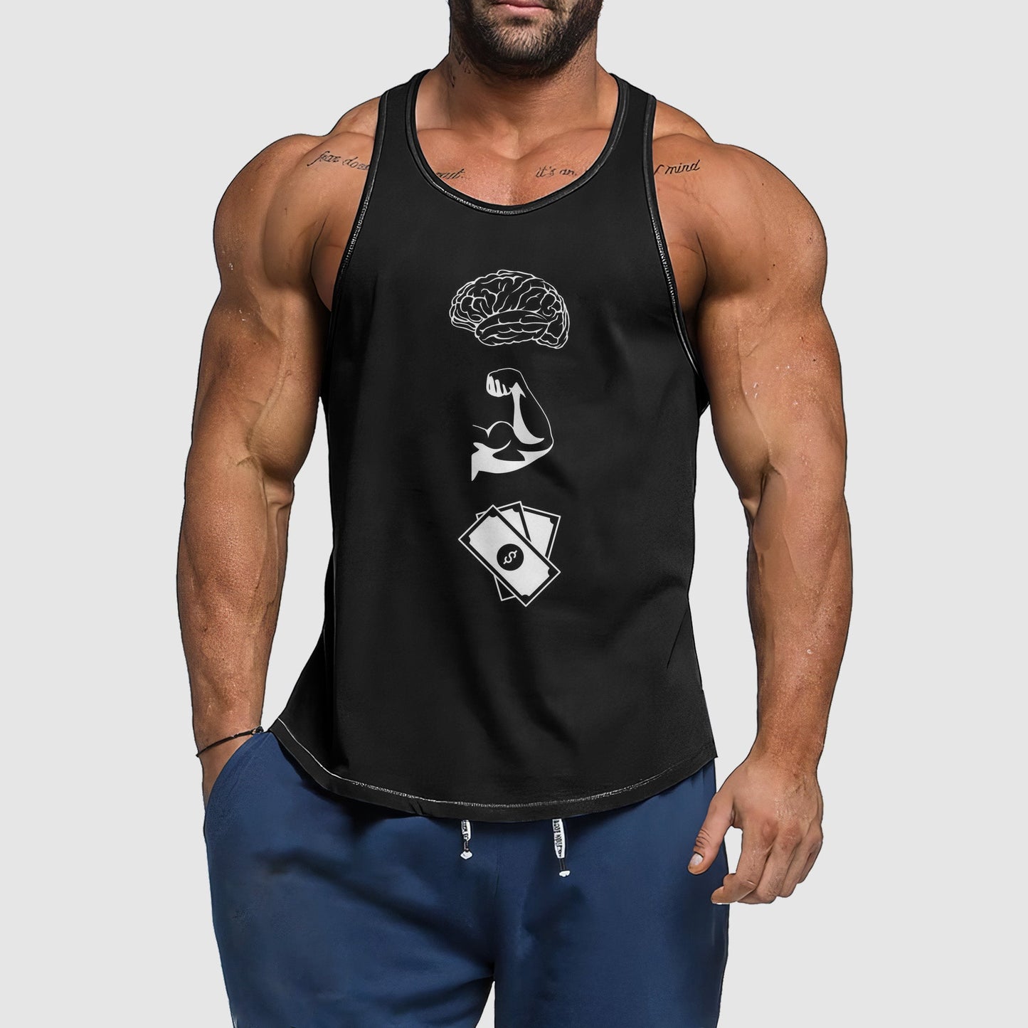 Ultimate Gym Tank Top for Men: Stay Cool and Comfy During Intense Workouts- TT02044