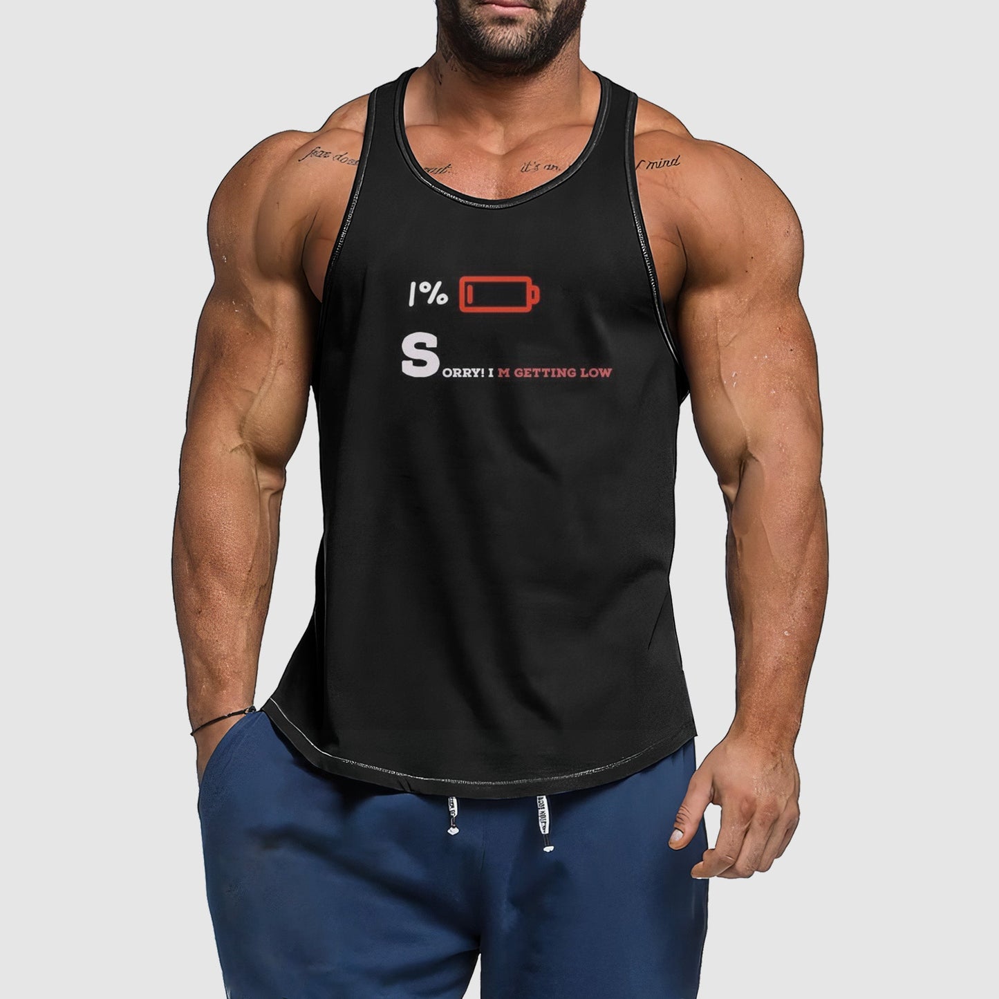 Ultimate Gym Tank Top for Men: Stay Cool and Comfy During Intense Workouts- TT02061