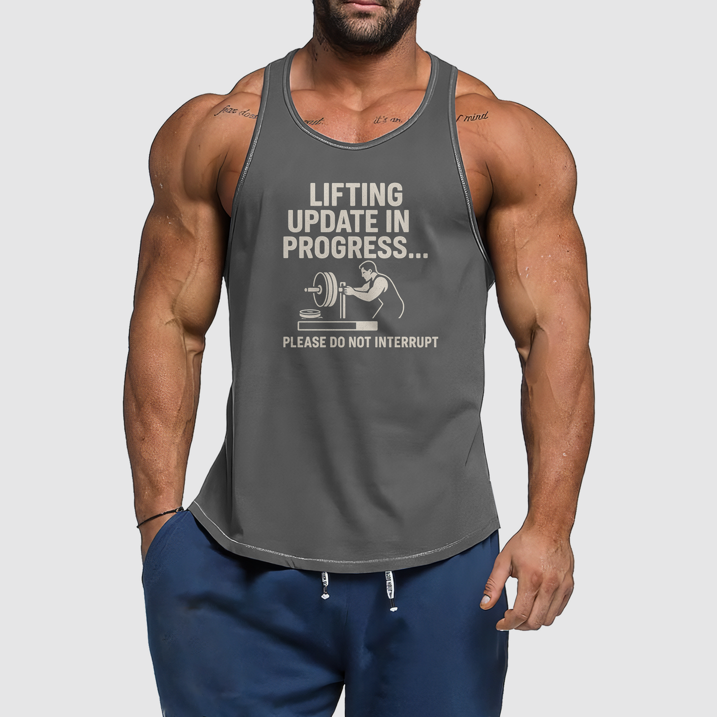 Ultimate Gym Tank Top for Men: Stay Cool and Comfy During Intense Workouts- TT02085