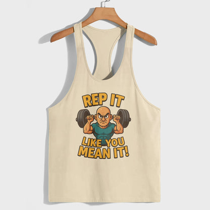 Bodybuilding Racerback Tank Top- TT02107