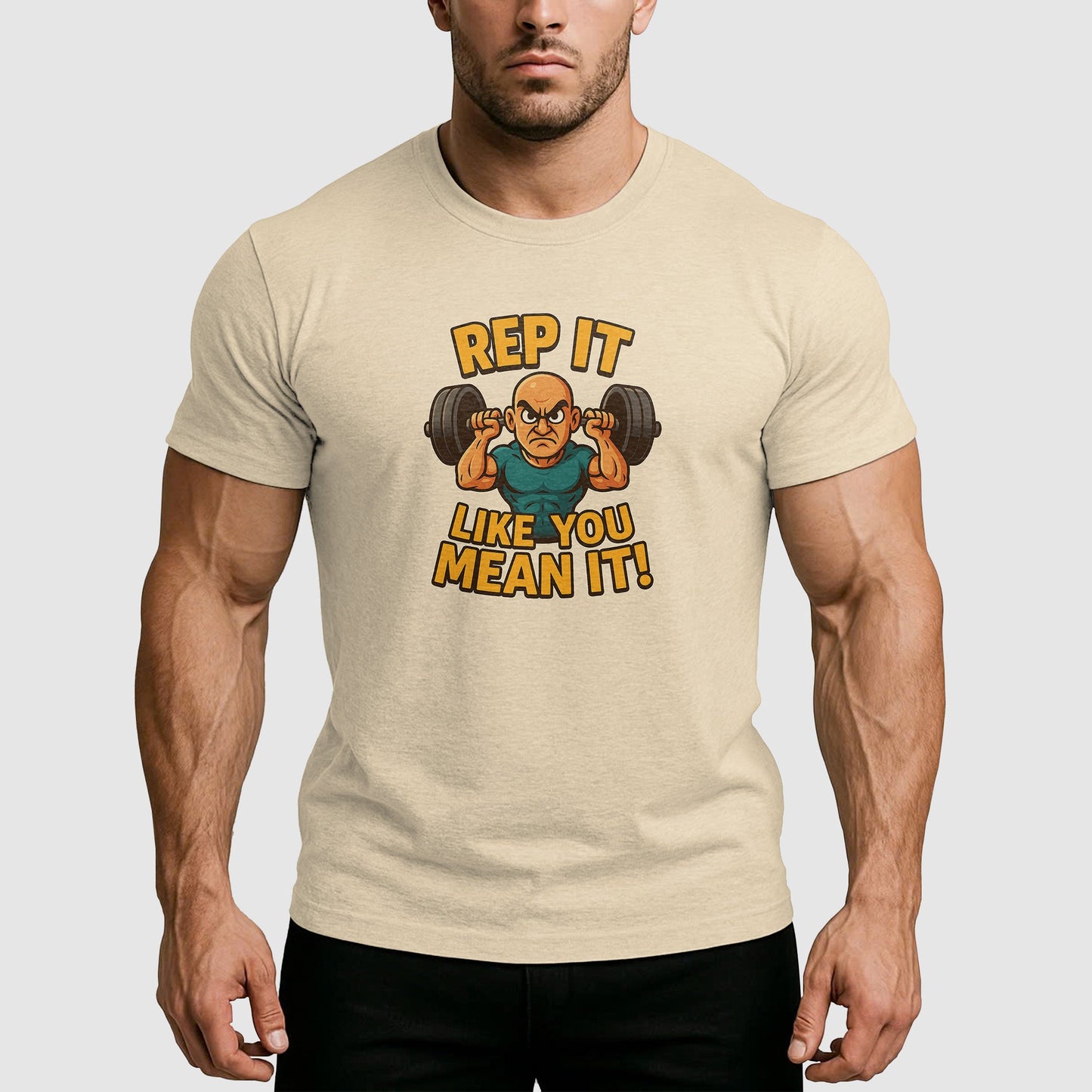 Ultimate Gym T-shirt for Men: Stay Cool and Comfy During Intense Workouts- TT02212