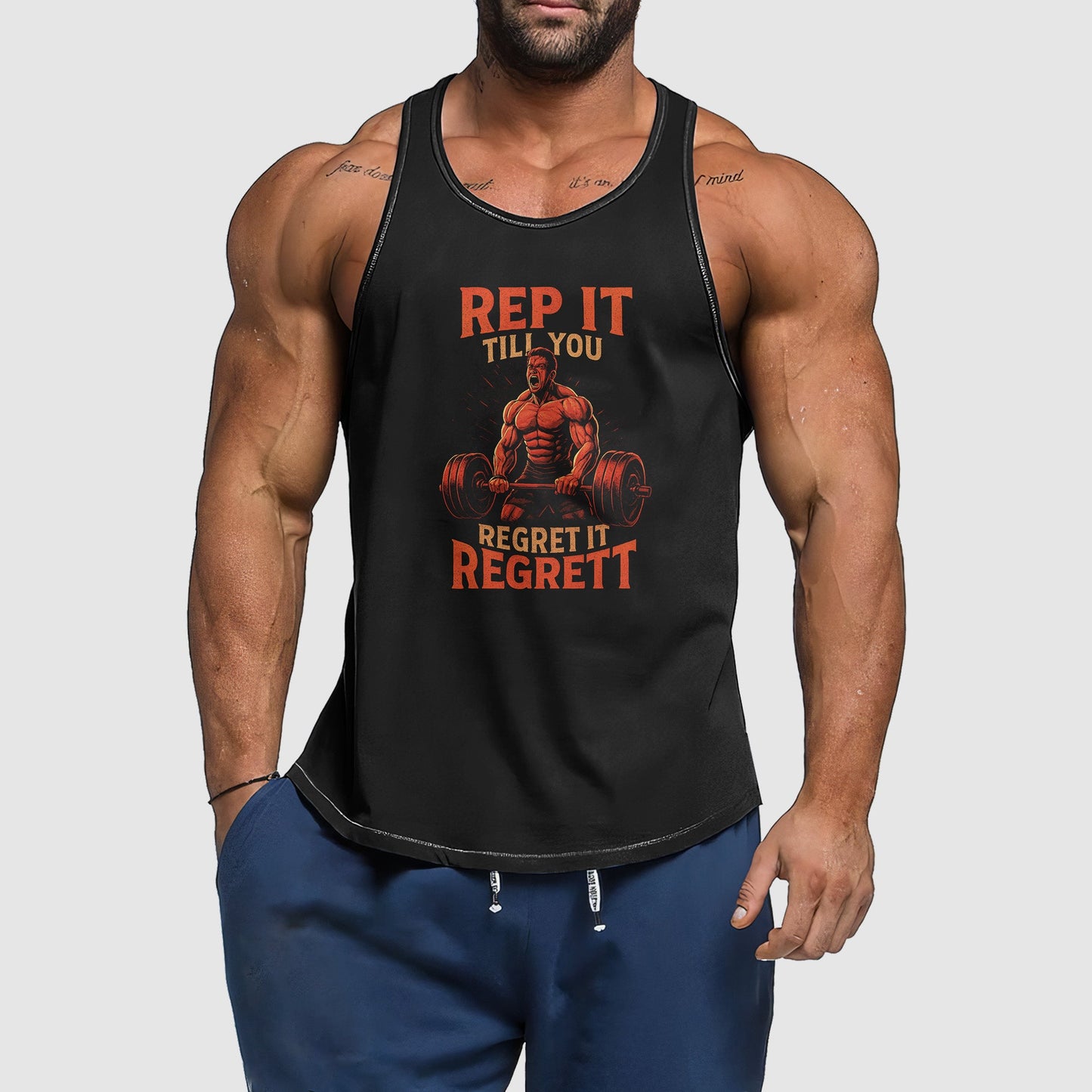 Ultimate Gym Tank Top for Men: Stay Cool and Comfy During Intense Workouts- TT02262