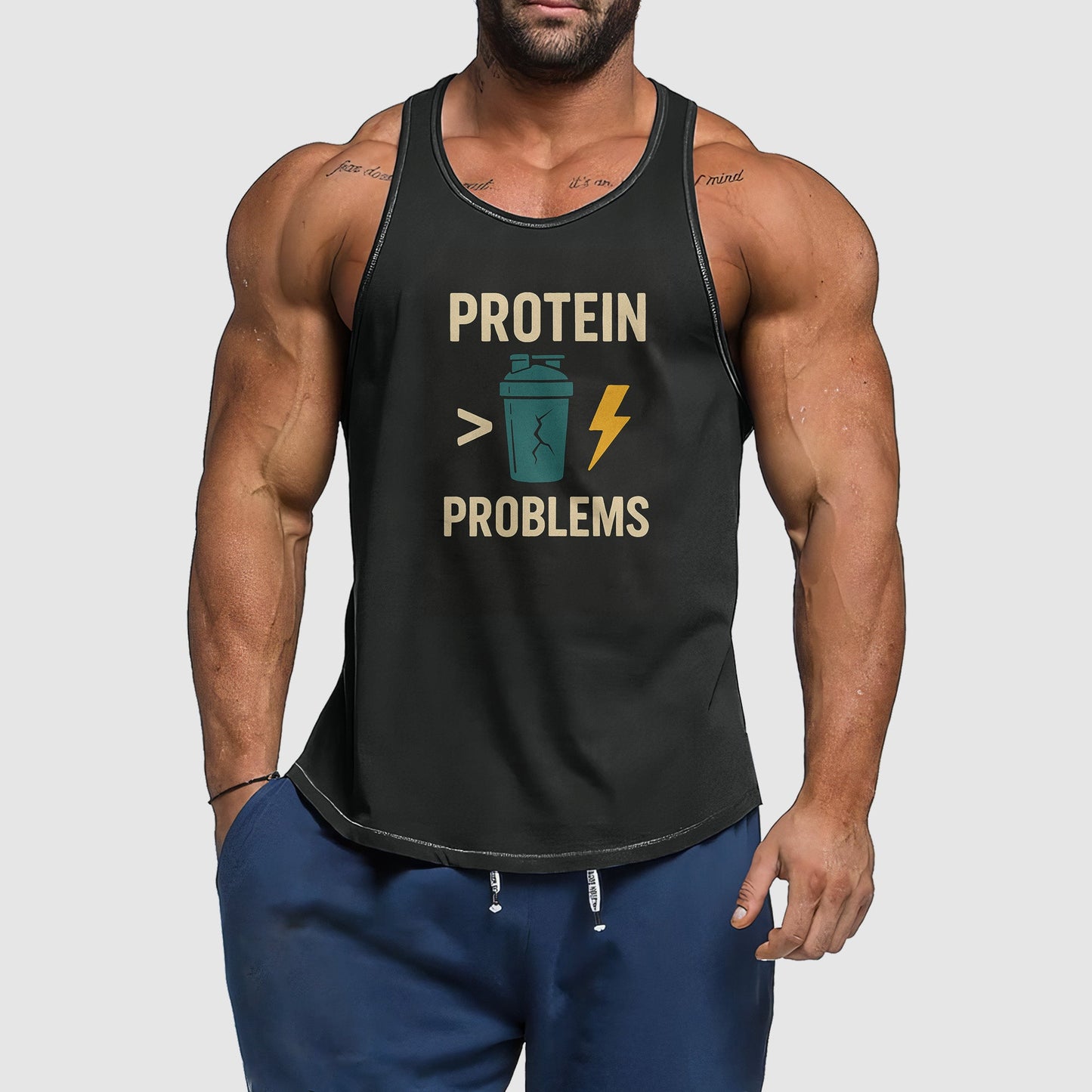 Ultimate Gym Tank Top for Men: Stay Cool and Comfy During Intense Workouts- TT02264