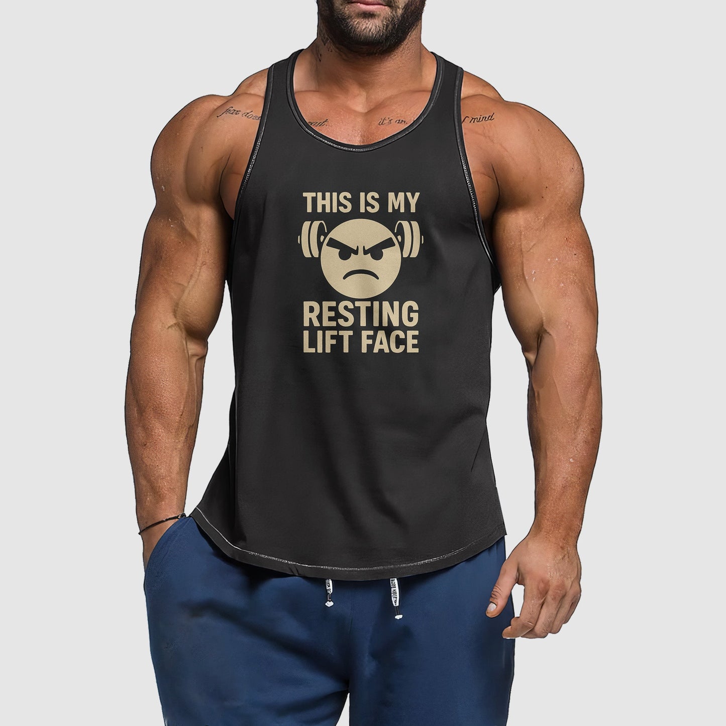 Ultimate Gym Tank Top for Men: Stay Cool and Comfy During Intense Workouts- TT02275