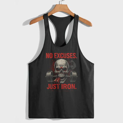 Skull 3D Racerback Tank Top- TT02304