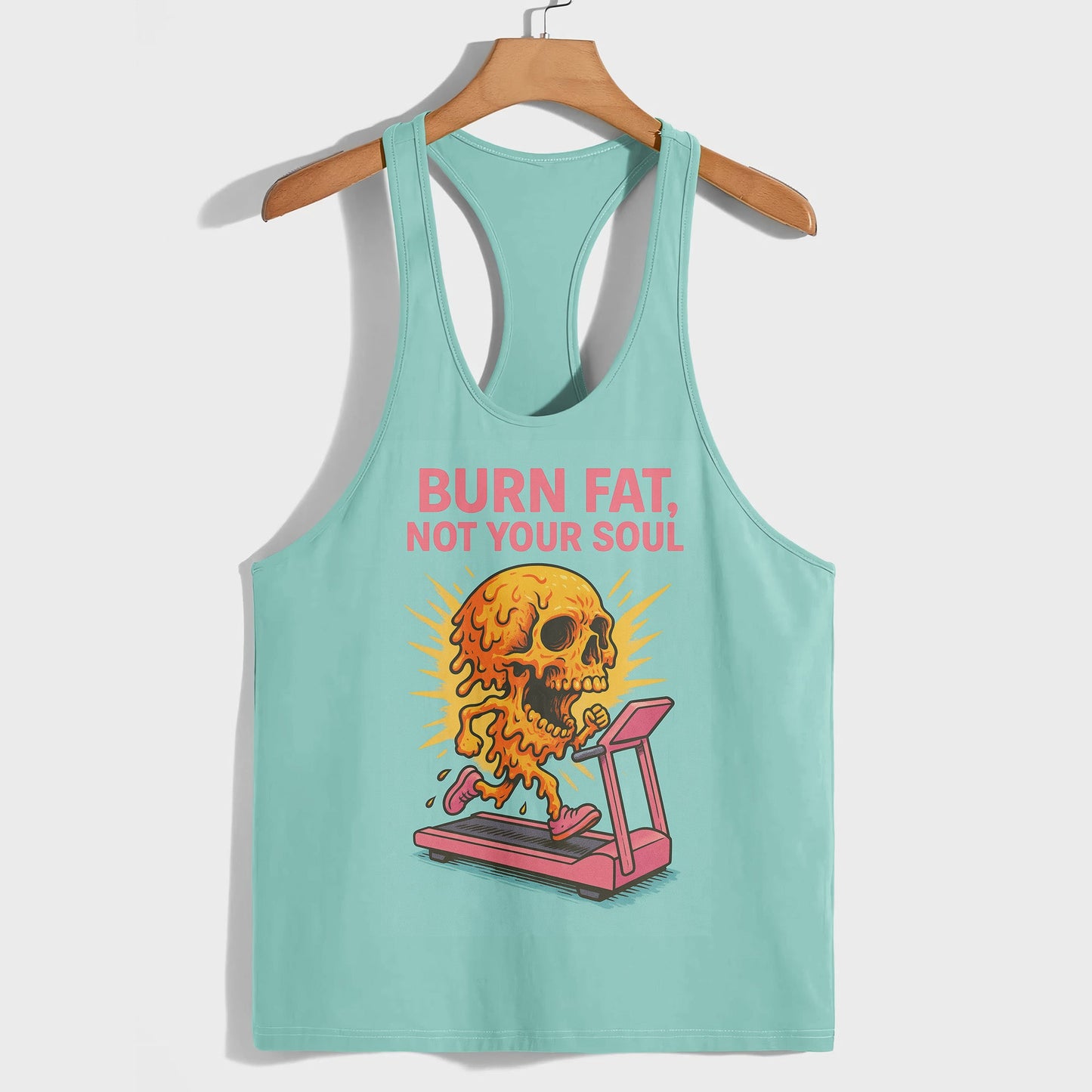 Skull 3D Racerback Tank Top- TT02310