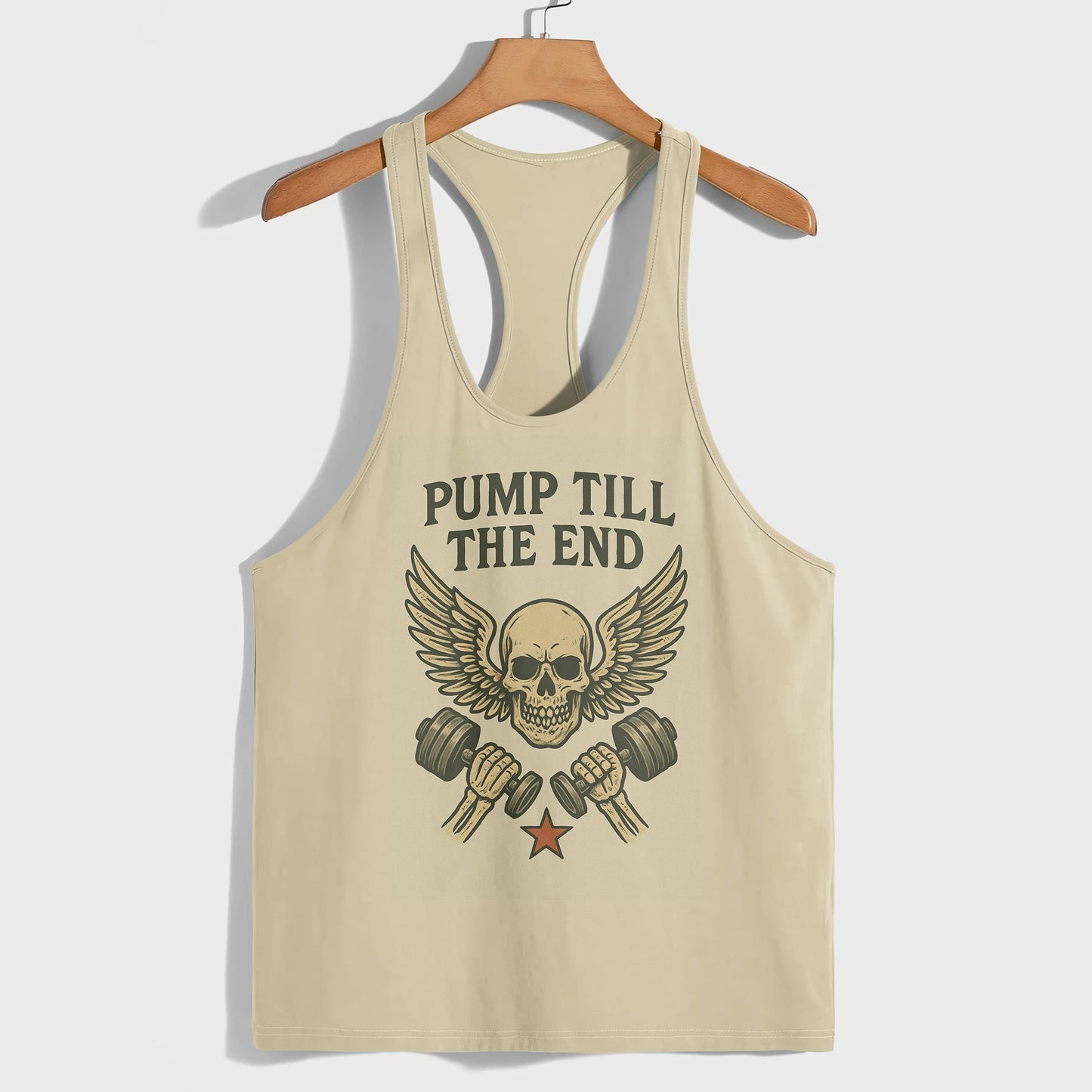 Skull 3D Racerback Tank Top- TT02312