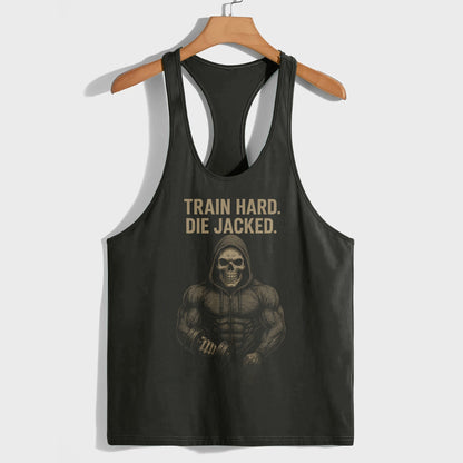 Skull 3D Racerback Tank Top- TT02315