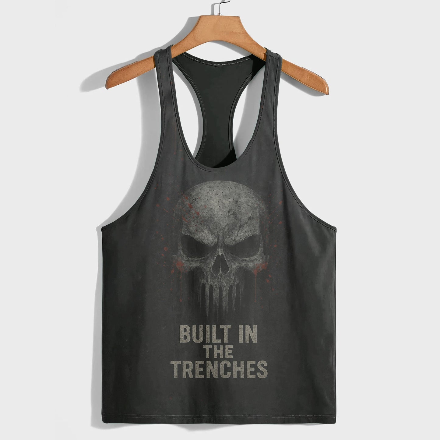 Skull 3D Racerback Tank Top- TT02322