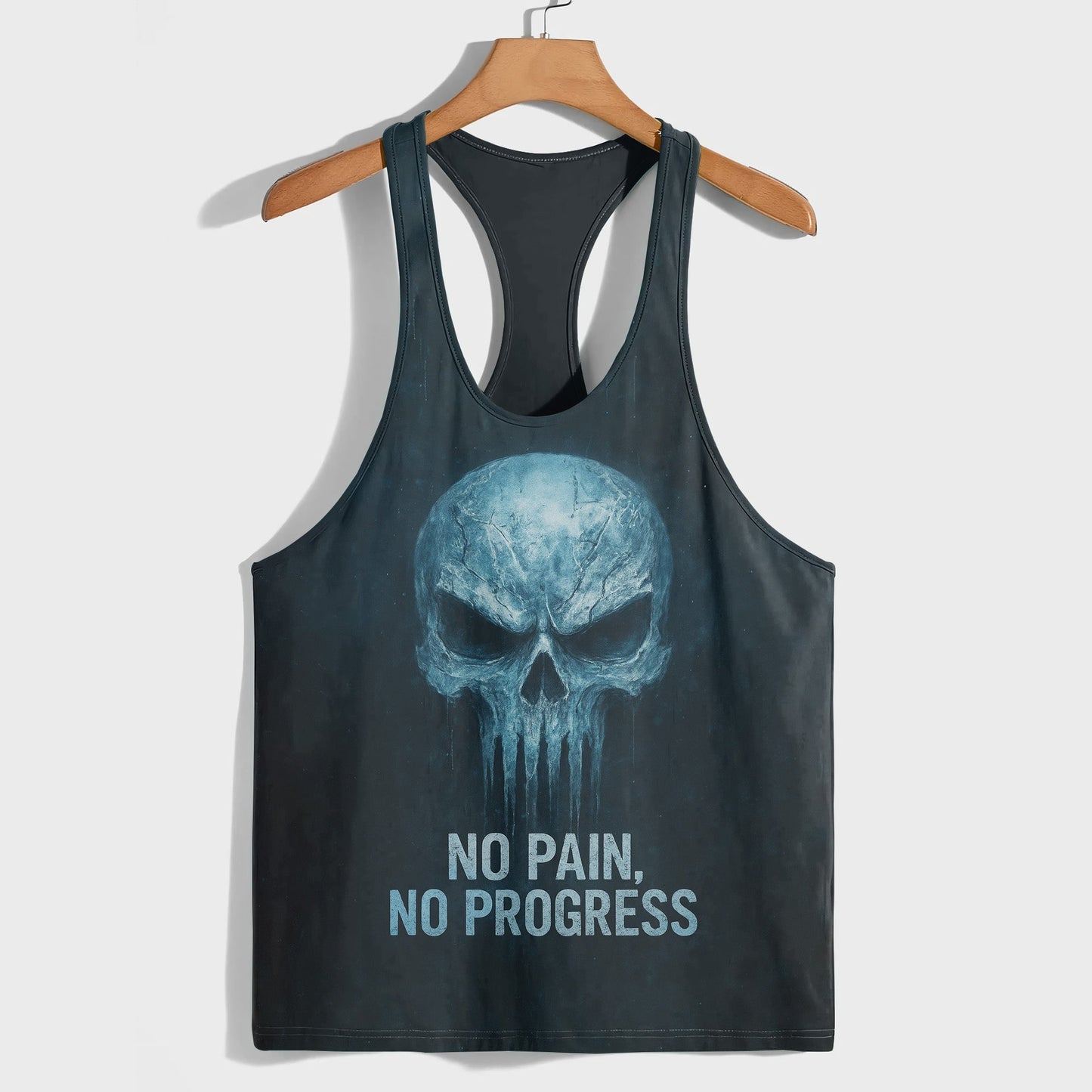 Skull 3D Racerback Tank Top- TT02323