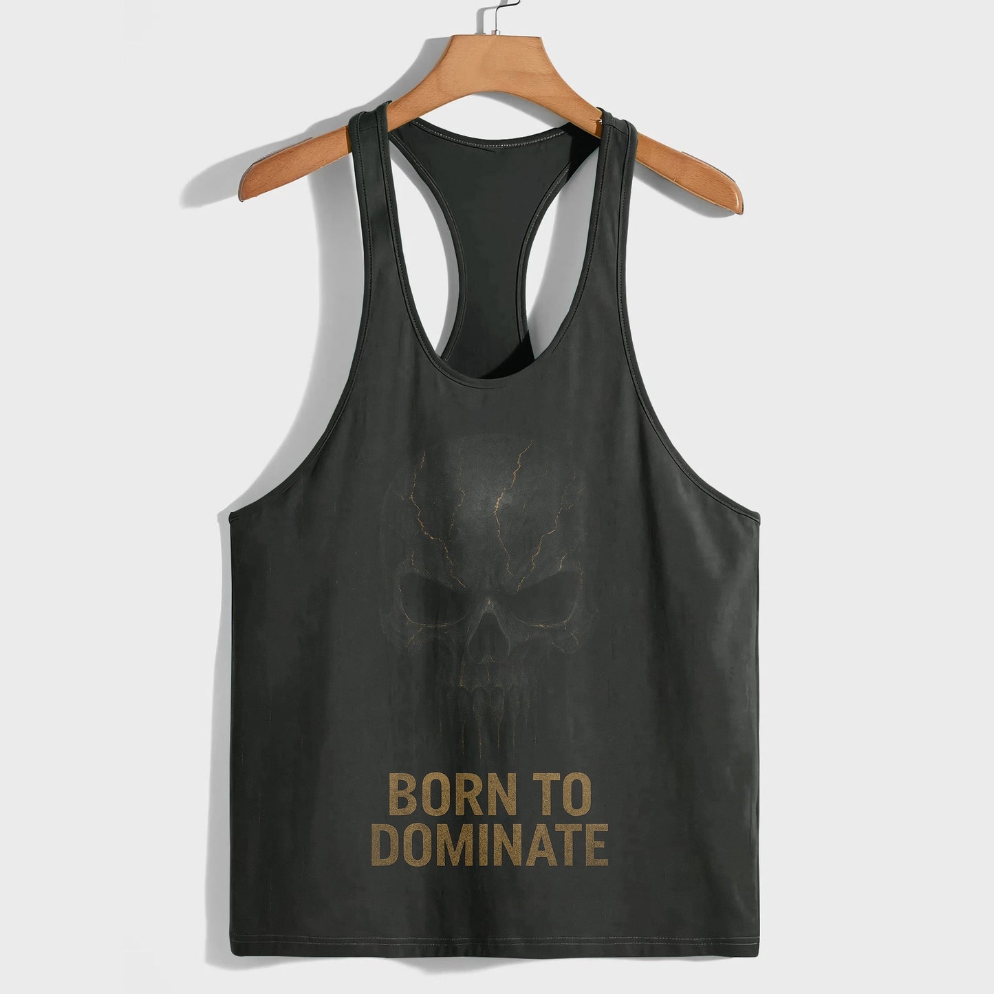 Skull 3D Racerback Tank Top- TT02326
