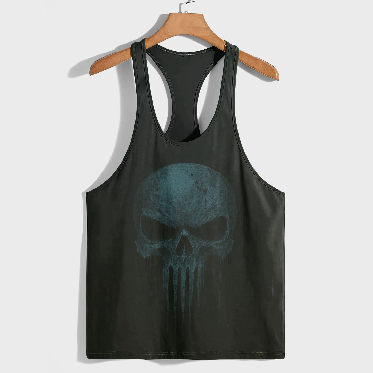 Skull 3D Racerback Tank Top- TT02327