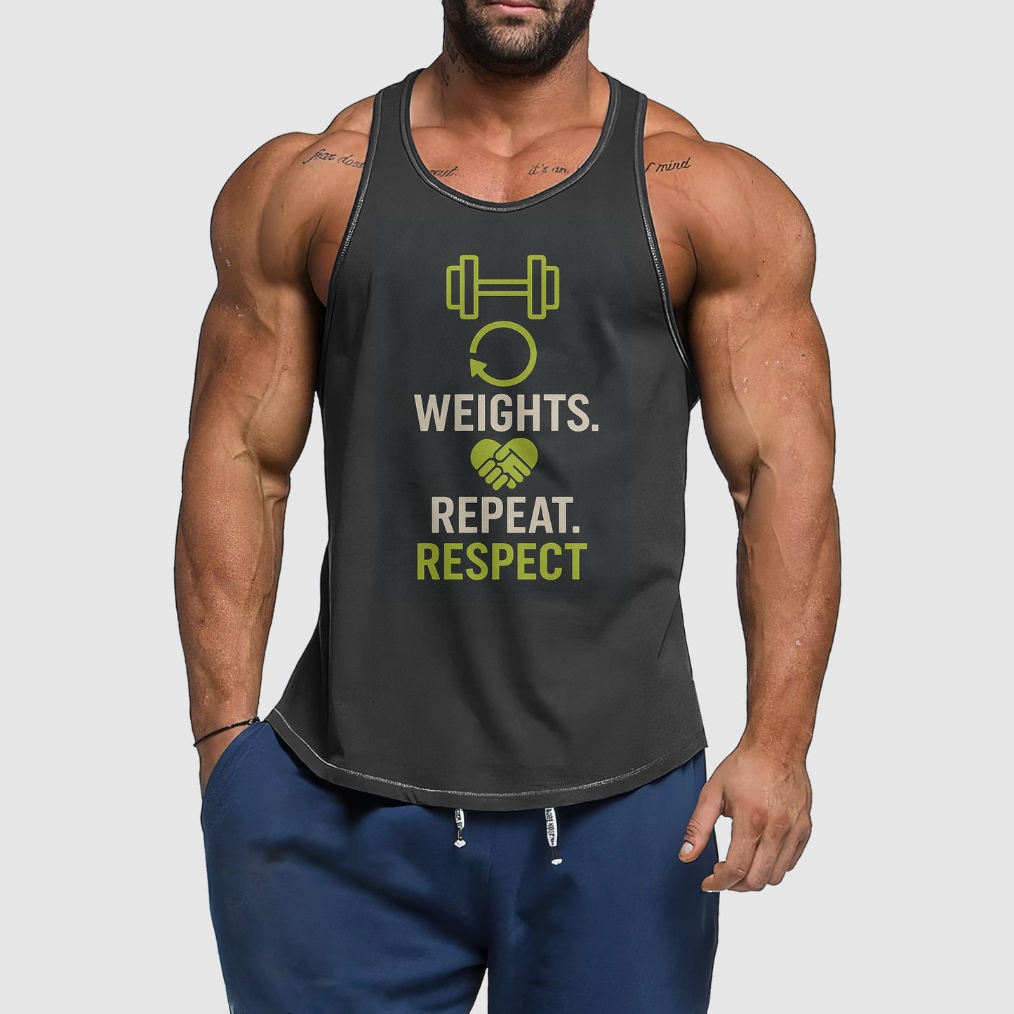 Ultimate Gym Tank Top for Men: Stay Cool and Comfy During Intense Workouts- TT02356