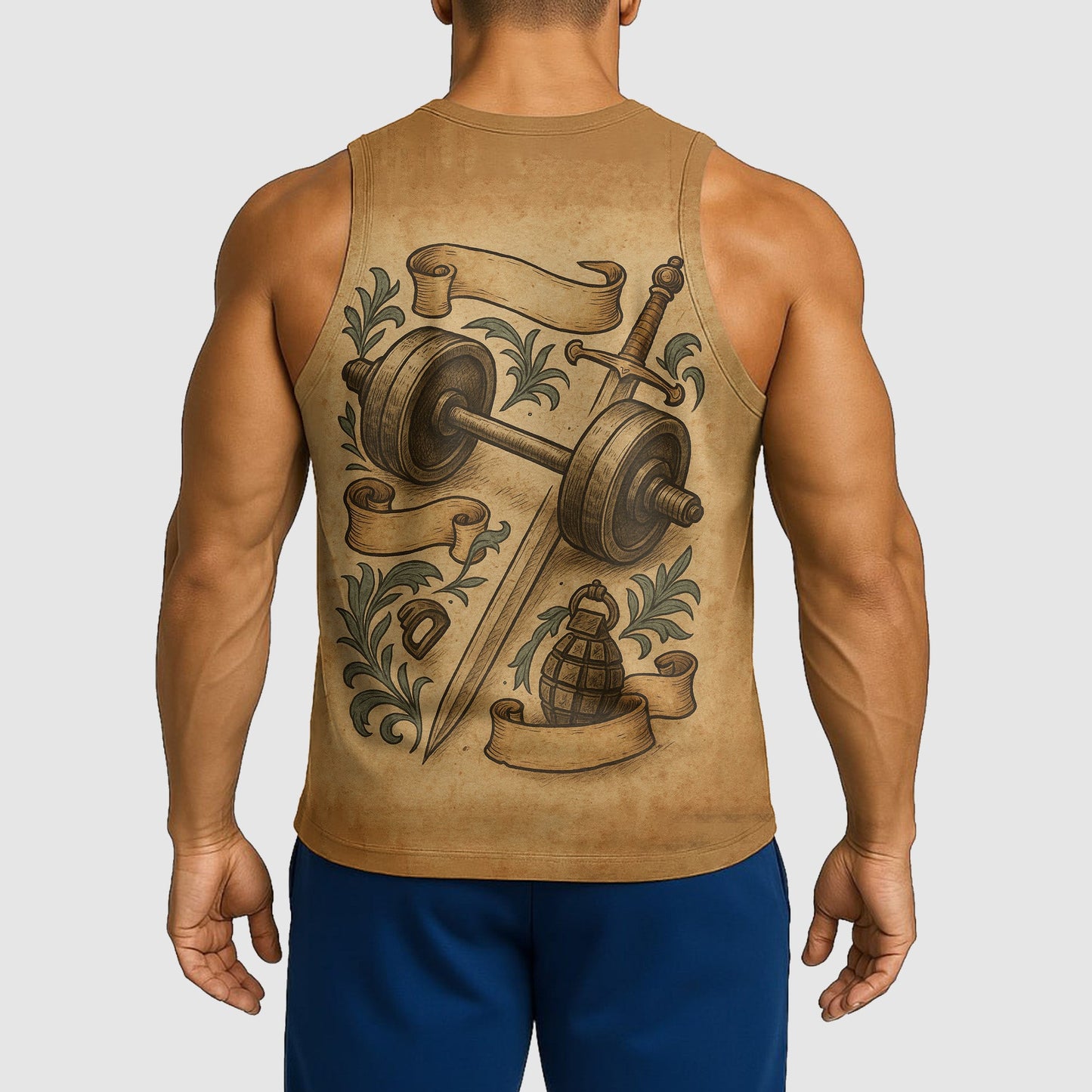 Ultimate Gym Tank Top for Men: Stay Cool and Comfy During Intense Workouts- TT02399