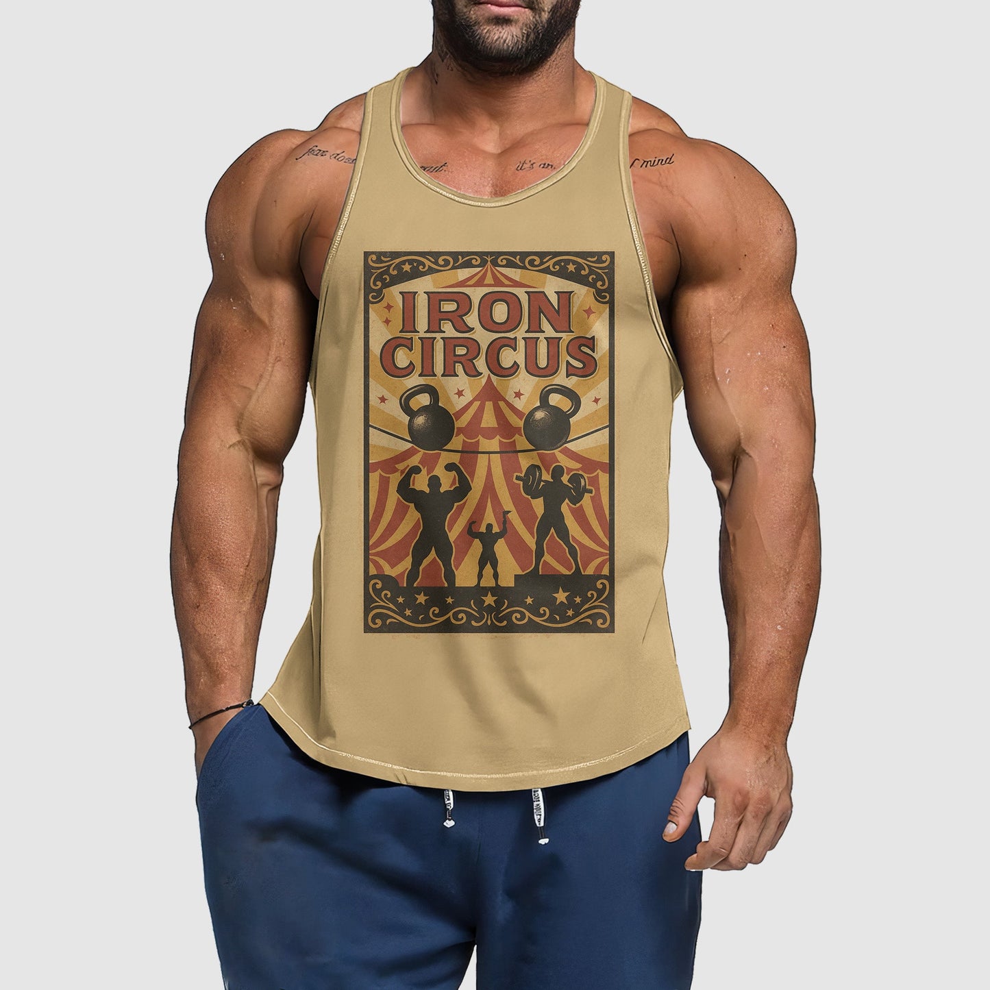 Ultimate Gym Tank Top for Men: Stay Cool and Comfy During Intense Workouts- TT02404