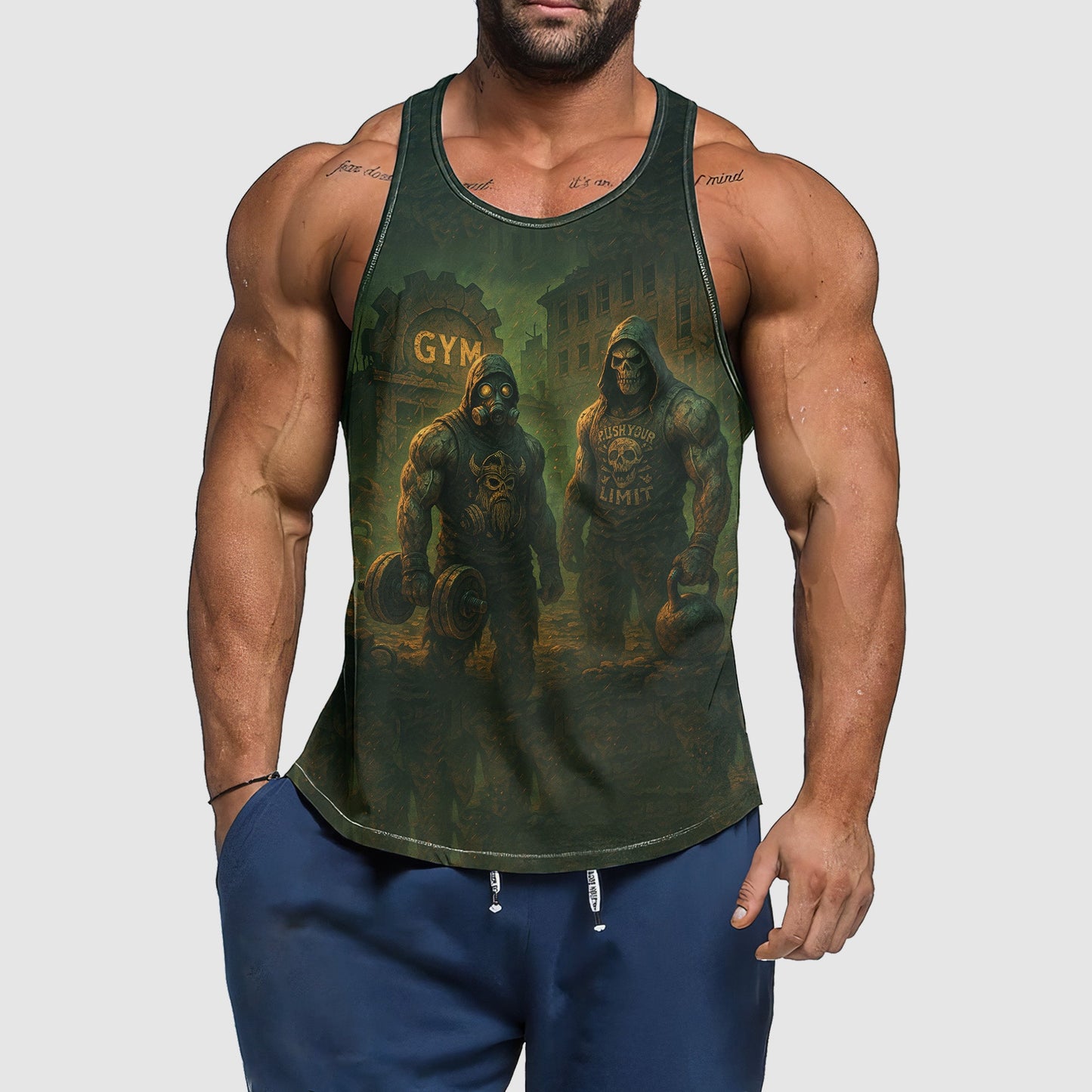 Ultimate Gym Tank Top for Men: Stay Cool and Comfy During Intense Workouts- TT02413