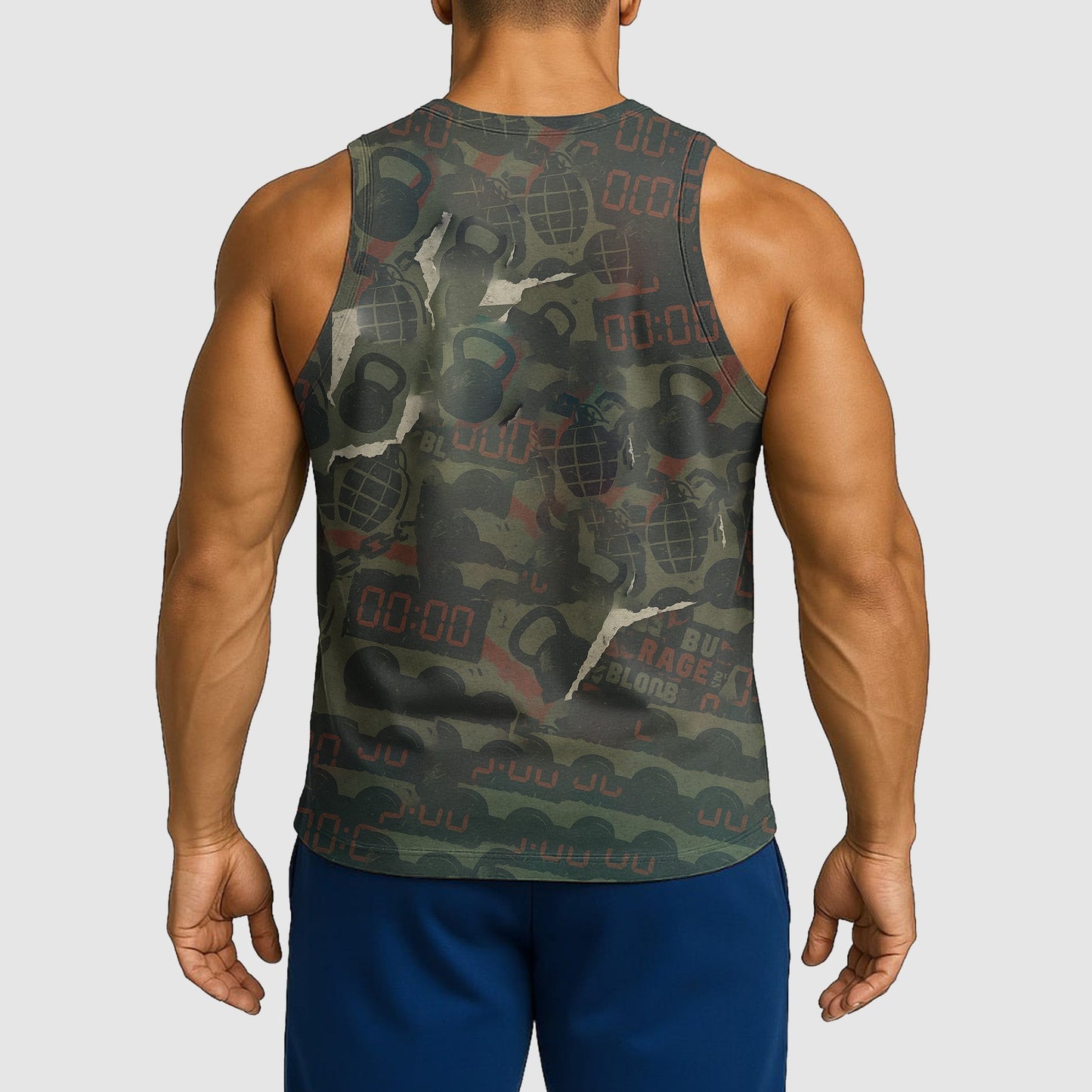 Ultimate Gym Tank Top for Men: Stay Cool and Comfy During Intense Workouts- TT02449