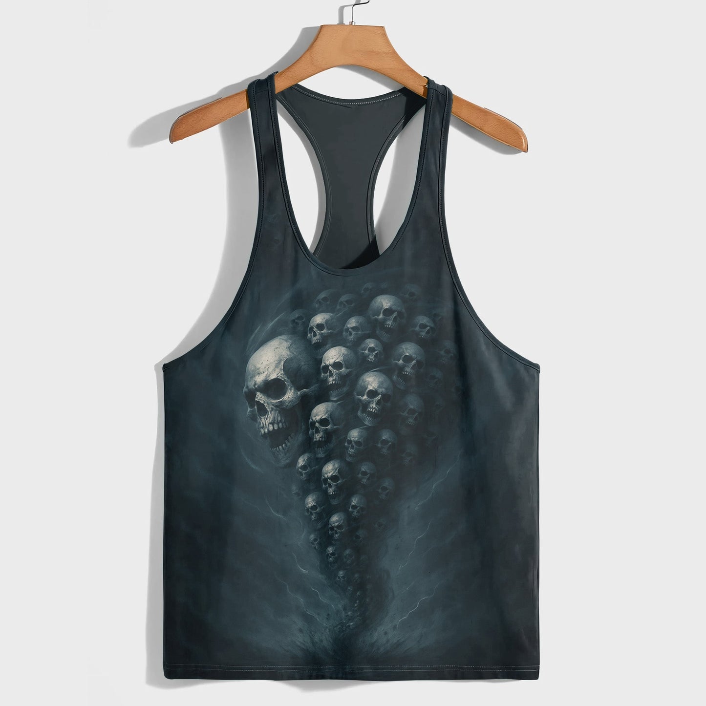 Skull 3D Racerback Tank Top- TT02475