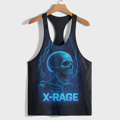 Skull 3D Racerback Tank Top- TT02481