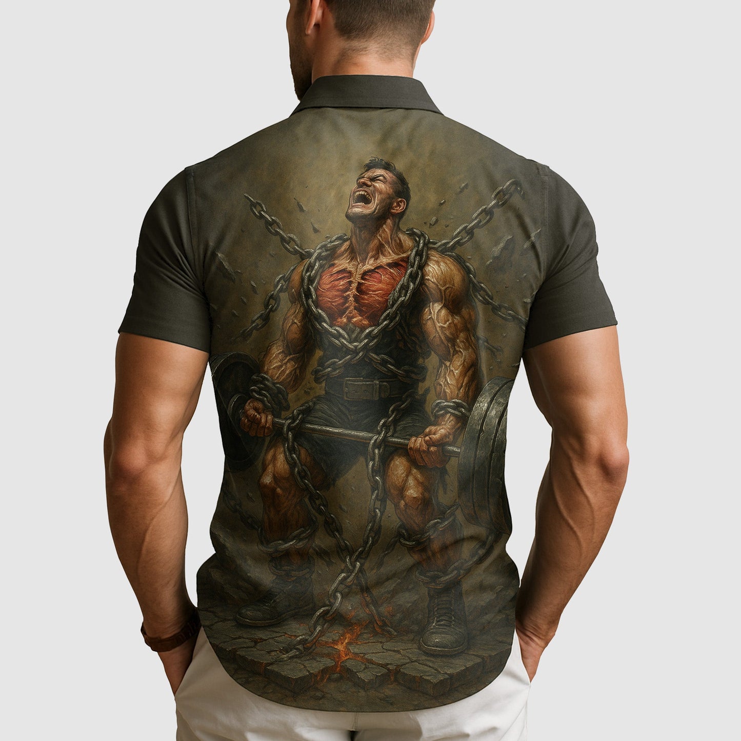 GymPro Short Sleeve Button Shirt- TT02537