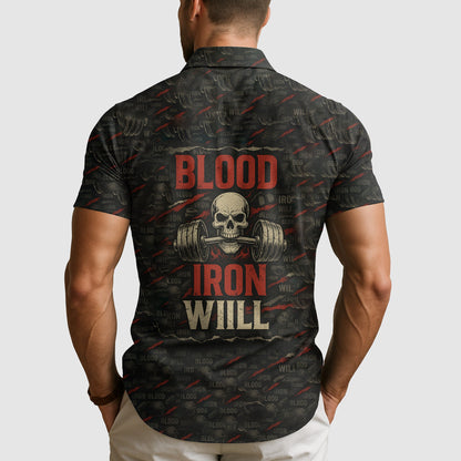 GymPro Short Sleeve Button Shirt- TT02541