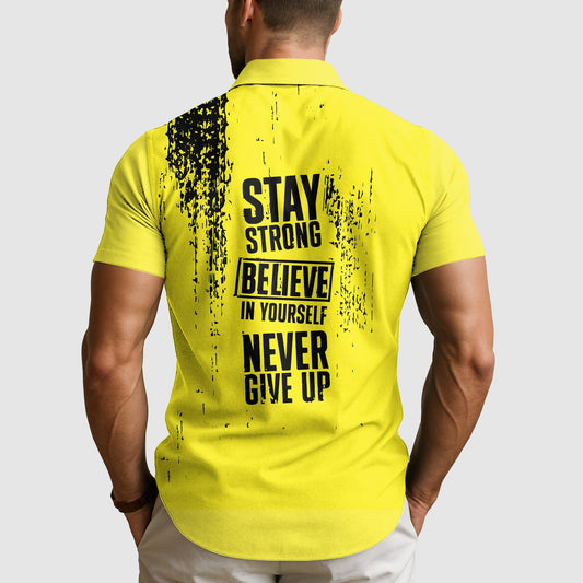 GymPro Short Sleeve Button Shirt- TT02547