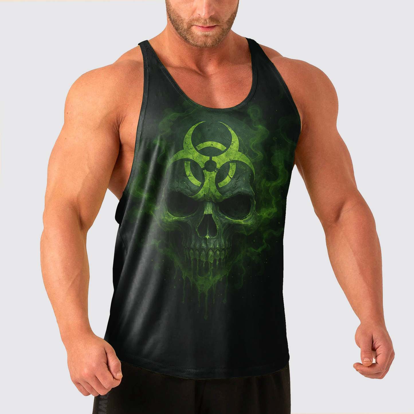 Skull Power Training Tank Top for Men- TT02569