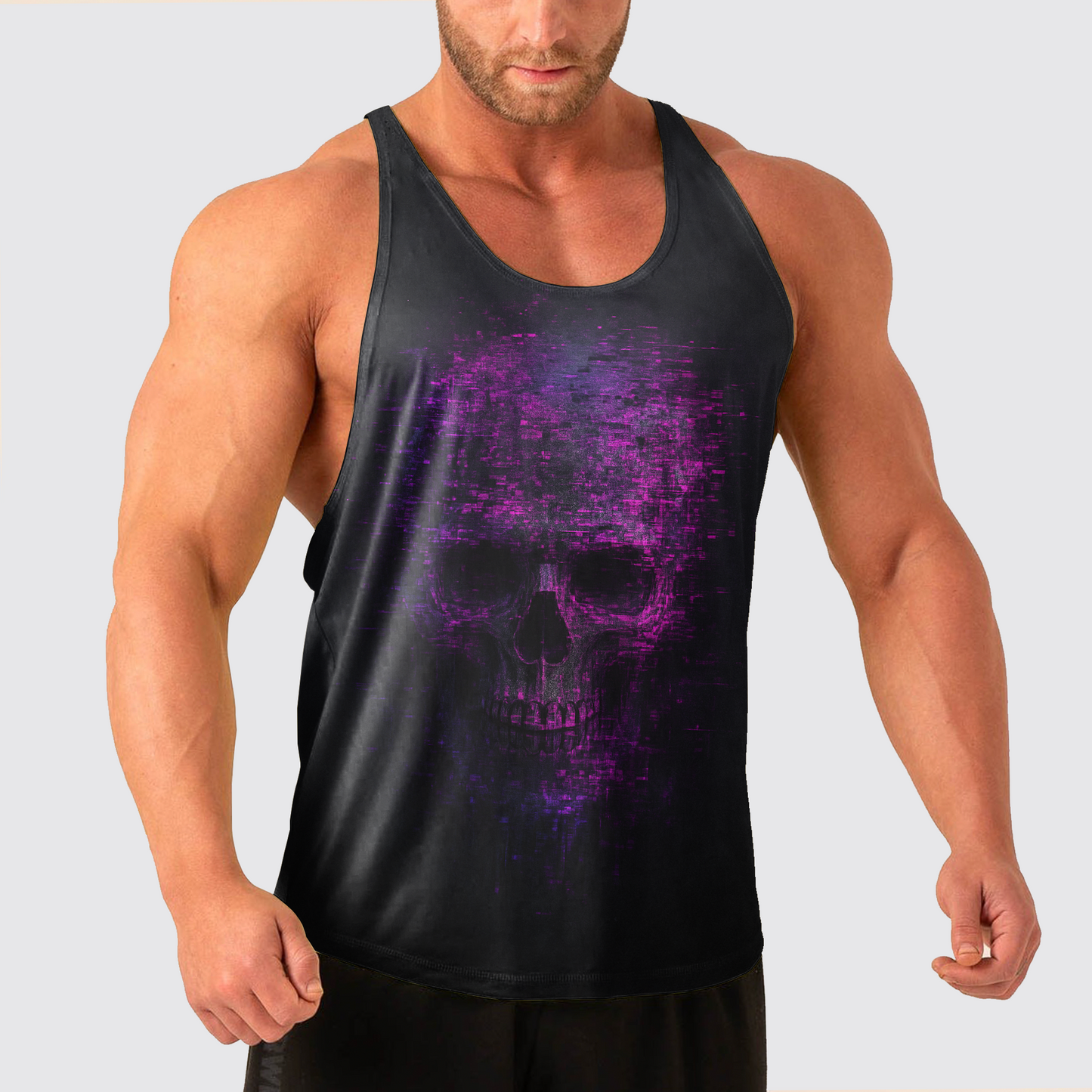 Skull Power Training Tank Top for Men- TT02570