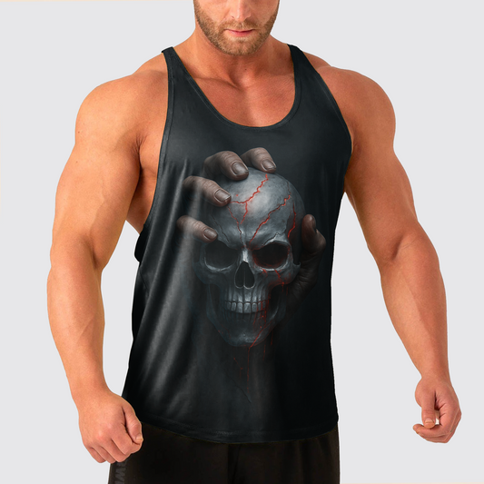 Skull Power Training Tank Top for Men- TT02571