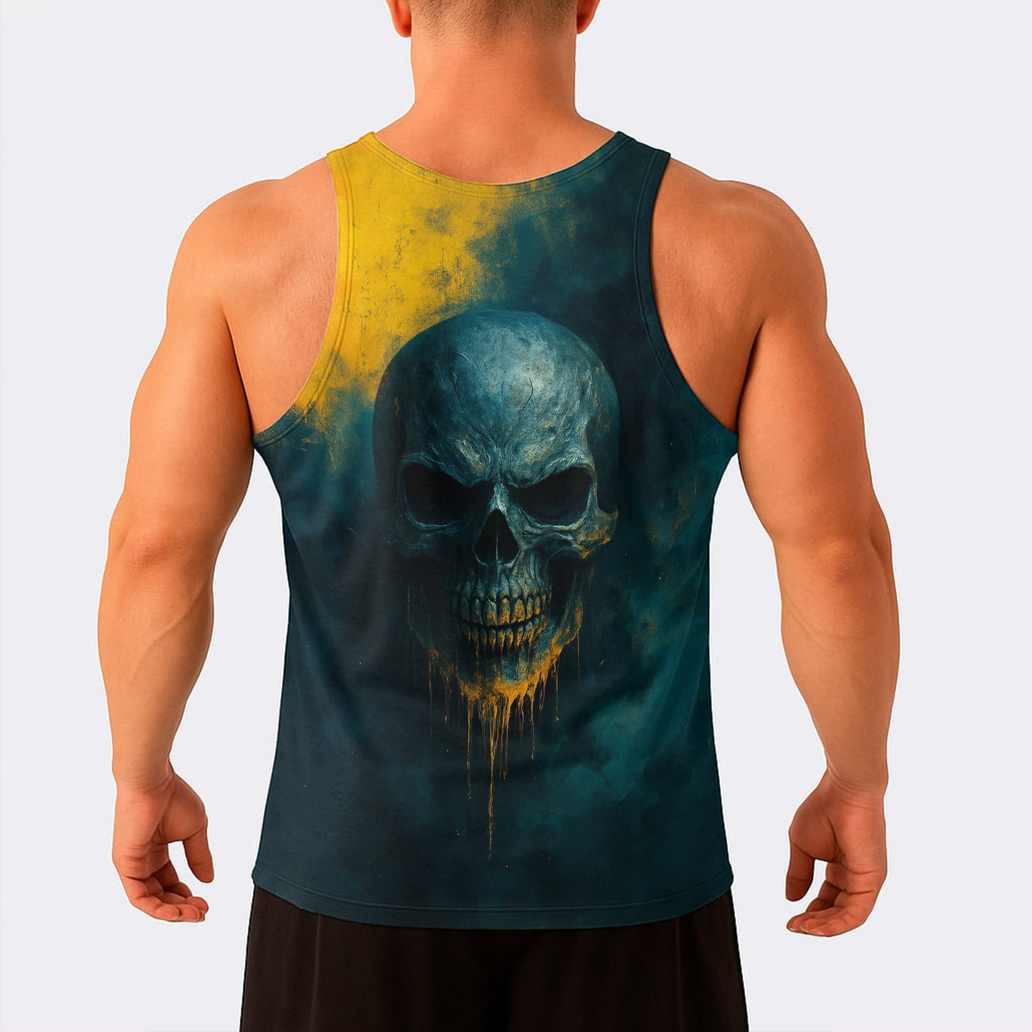 Skull Power Training Tank Top for Men- TT02592