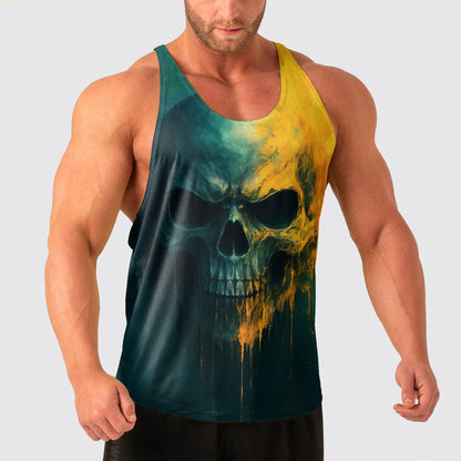 Skull Power Training Tank Top for Men- TT02593